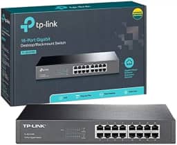 Switch 16p Tp-Link Tl-Sg1016d - 16 Portas Gigabit 10/100/1000mbps