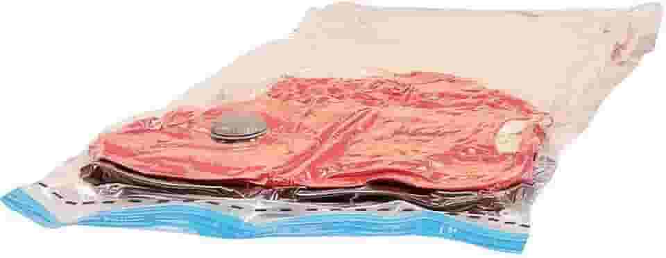 Ordene - Saco Plástico à Vácuo para Armazenamento, Tamanho Grande, Cor Transparente, Linha Vac Bag