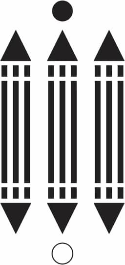 Placa Radiestesia Radiônica 15x27 cm - LUXOR