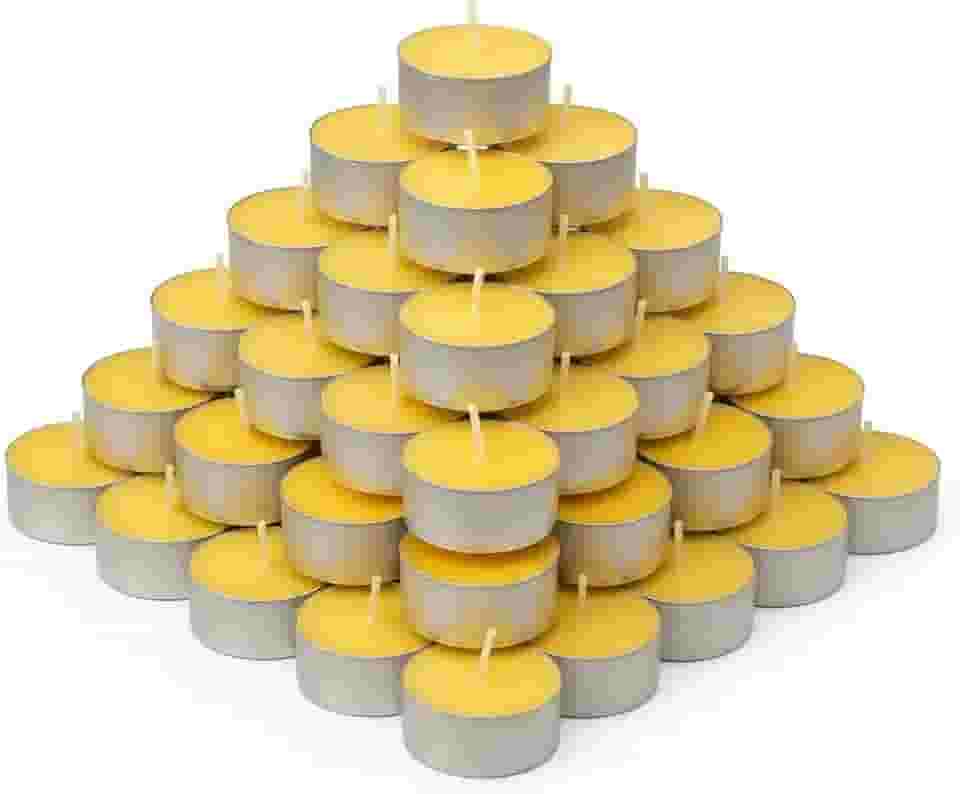 Kit 20 Velas de Citronela Repelente Natural Duração 7 Horas para Ambientes Internos e Externos