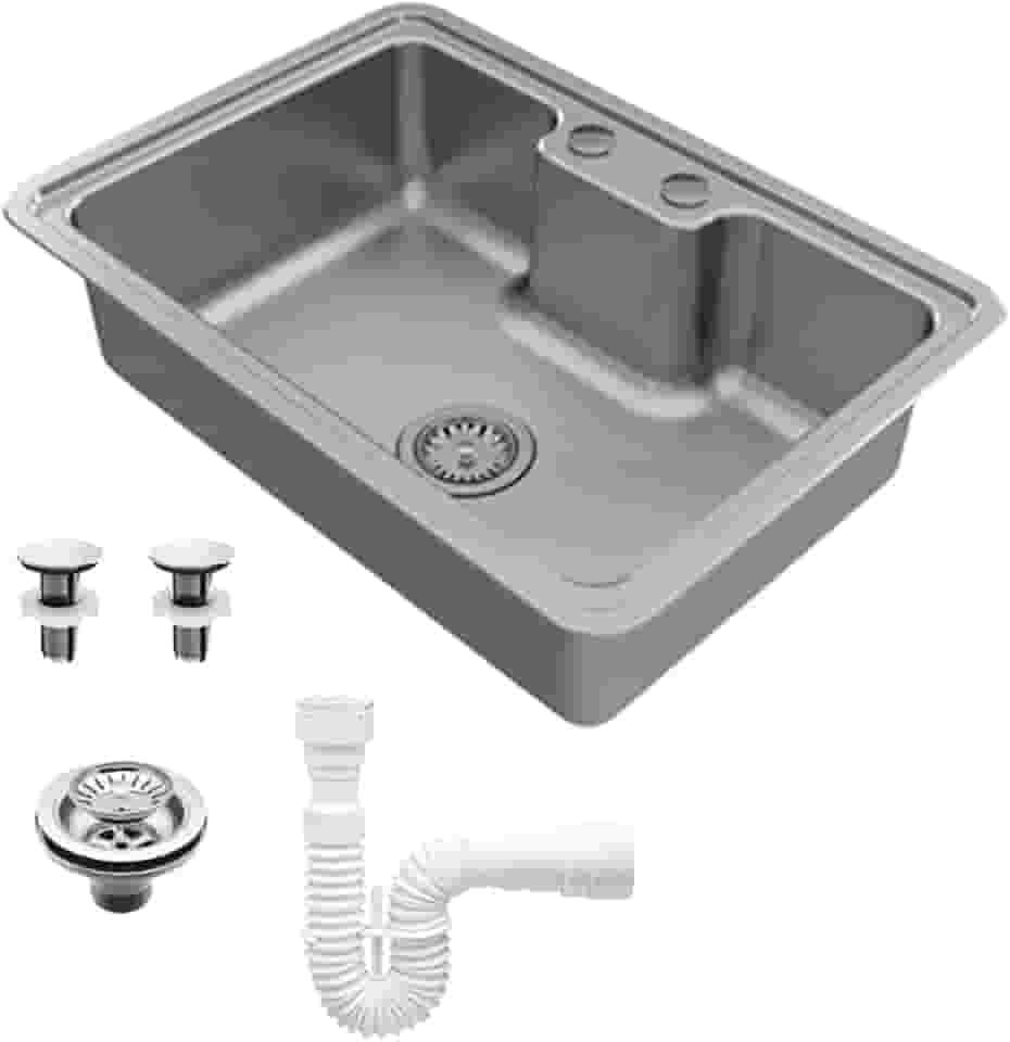 Docol Cuba de Sobrepor/embutir 64x44 para Cozinha DocolMassima Aço Inox - Cod.Novo: 90016115016 Cod.Antigo: 01611516