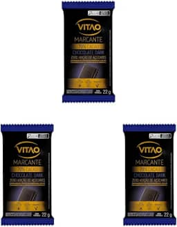 Vitao Choc Zero 70% Amargo 22G (Pacote de 3)