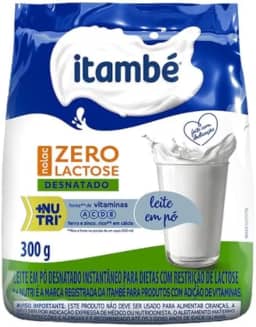 Itambé Leite em Pó Desnatado Nolac 300g Pouch