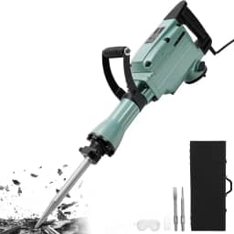 Martelo Demolidor, Rompedor, 220V, Martelo Demolidor 1400 r/min com Sub-Manípulo Giratório de 360, Para Martelos Demolidores de Paredes e Pavimentos