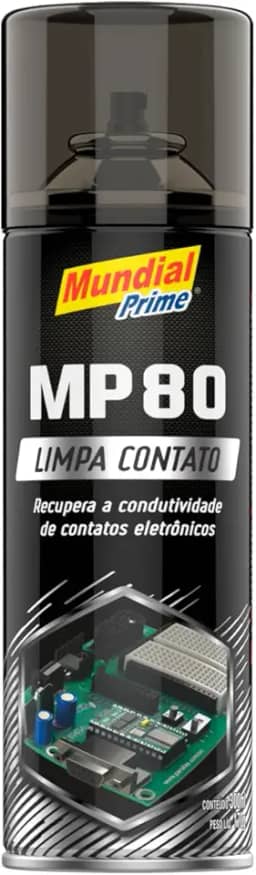 Limpa Contato Elétrico Spray 100ml - Mundial Prime MP80 | Aeroflex - Uso Automotivo e Eletrônico