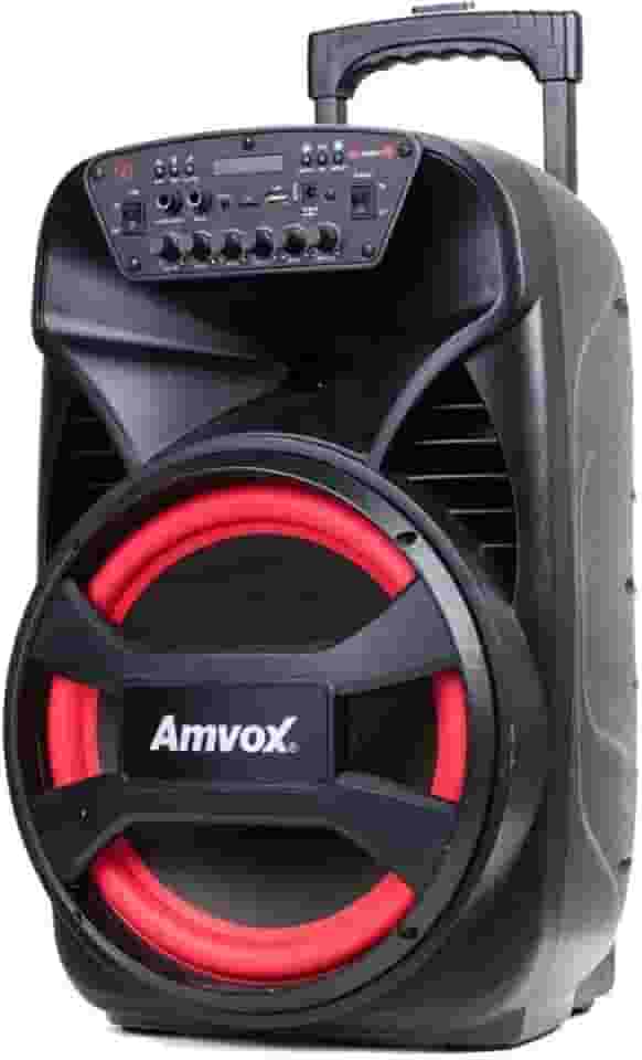 Amvox Caixa de Som Amplificada ACA 480 Viper II - 480W RMS, Bluetooth, Equalizador, Rádio FM, USB