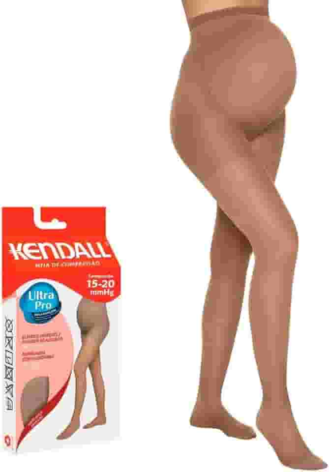 Meia Calça Kendall Média Compressão Gestante s/Ponteira Mel