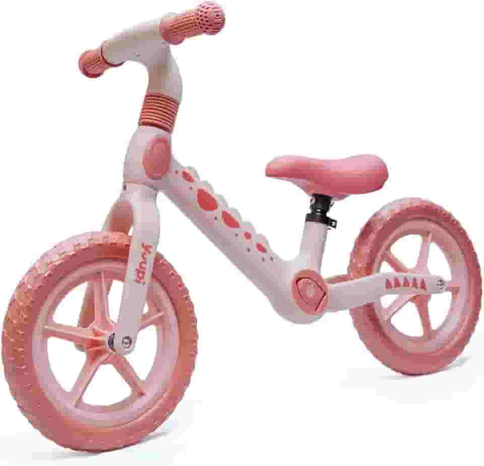 Bicicleta De Equilíbrio Sem Pedal Dino Rosa Yuupi