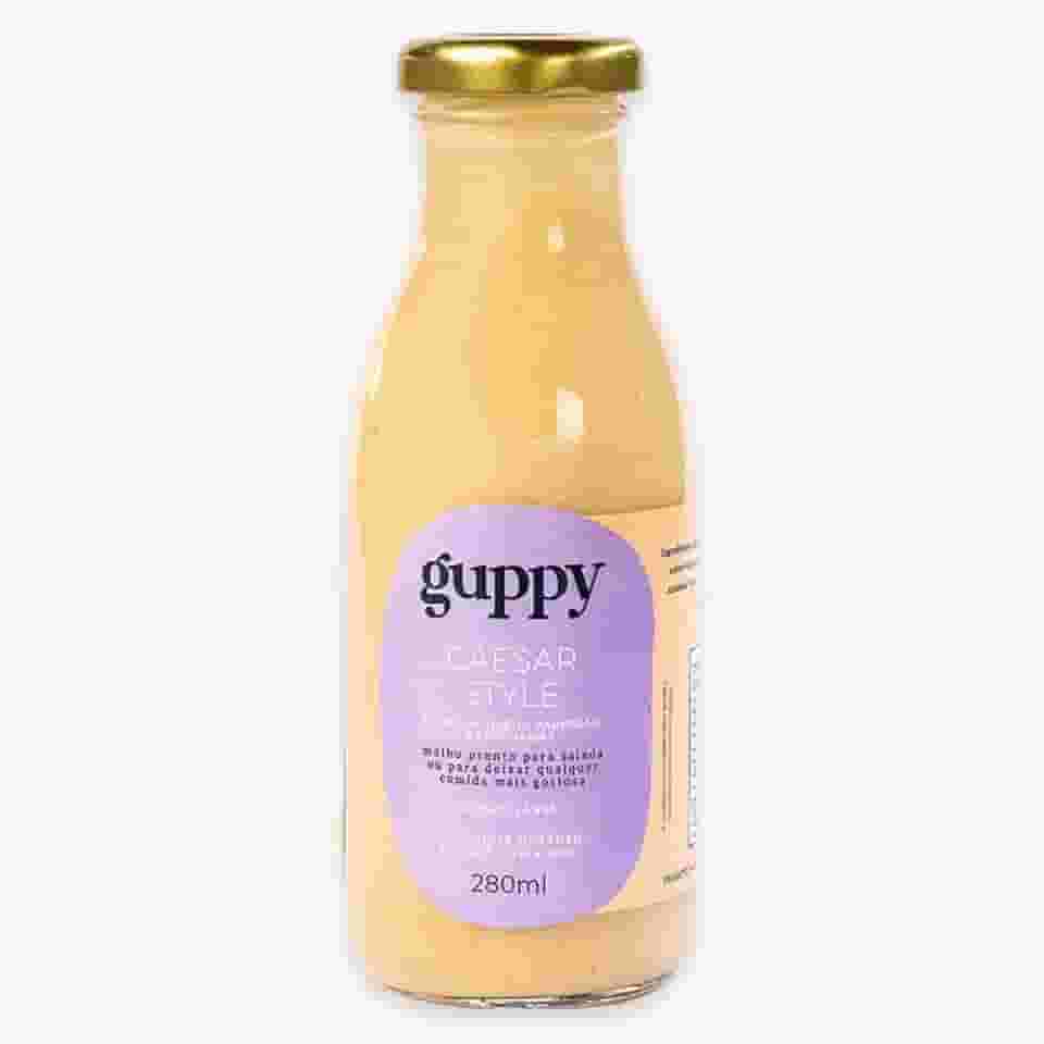Molho Salada Caesar Queijo Parmesão e Especiarias 280ml Guppy - Baixo Sódio