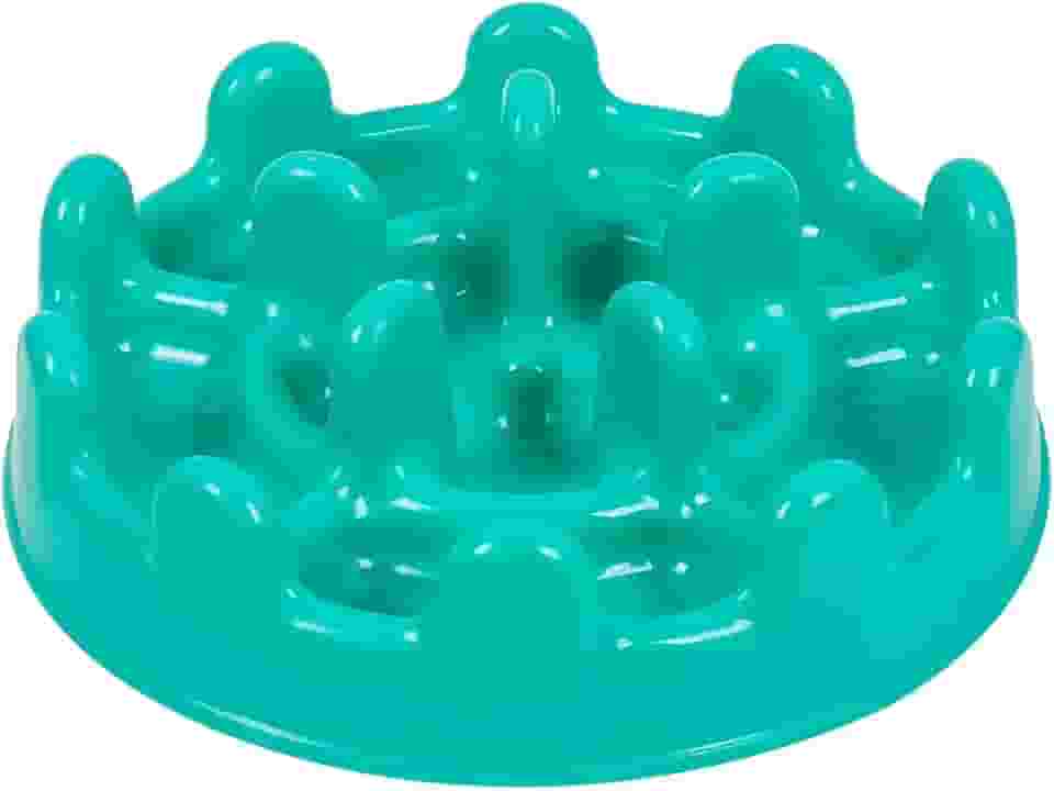 Pet Games Comedouro Lento Funcional Mini Pet Fit Verde Agua Para Cães