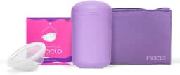 Kit Disco Menstrual + Cápsula Esterilizadora + Necessaire Neoprene Inciclo (Lavanda)