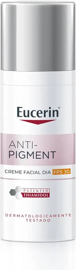EUCERIN Creme Facial Antimanchas Dia FPS30 50ml, Anti-Pigment, Clareador, Thiamidol, Diurno