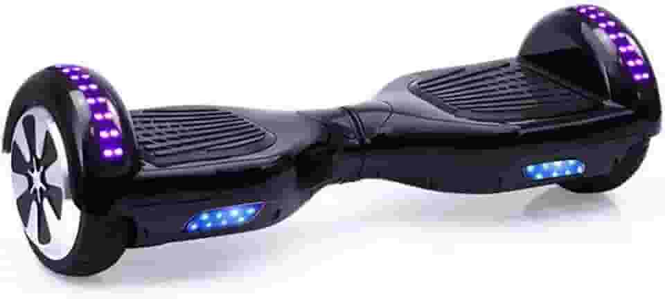 Hoverboard Skate Elétrico 6.5' com Bolsa Led Bluetooth Preto Brinovar