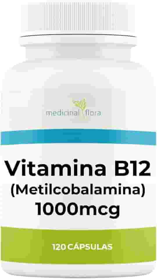 Vitamina B12 Metilcobalamina 1000mcg - 120 Cápsulas