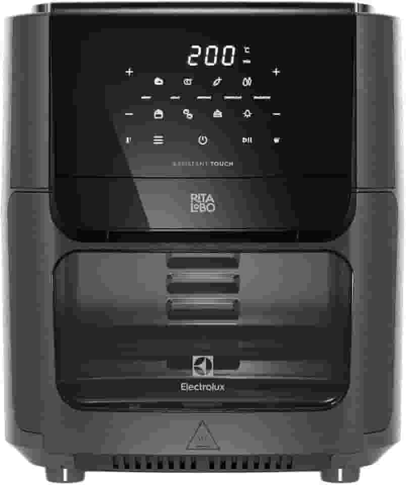 Electrolux Air Fryer Oven Electrolux por Rita Lobo 12L Digital Grafite Experience 1700W (EAF85) 220V