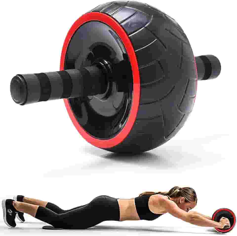 Roda Rolo Abdominal Lorben Polia Larga Aparelho Exercício Fitness GT6198