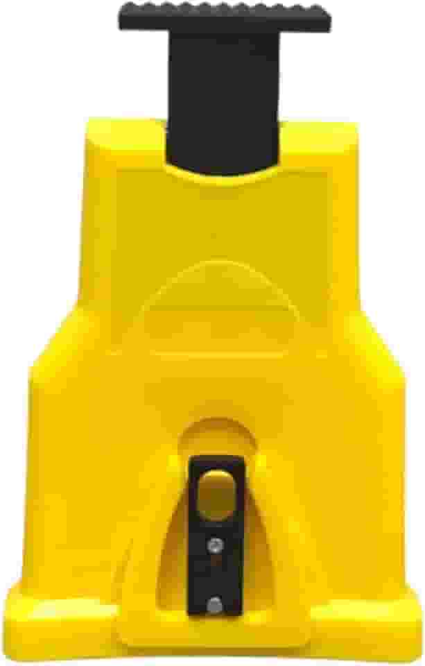 Afiador Portátil para Corrente de Motosserra, Amolador Manual, Amarelo e Preto