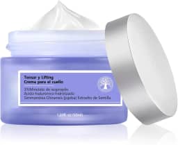 Creme firmador de pescoço - creme antienvelhecimento para o pescoço para apertar e enrugar - creme firmador de pescoço para apertar e levantar - com ácido hialurônico (1 peça)