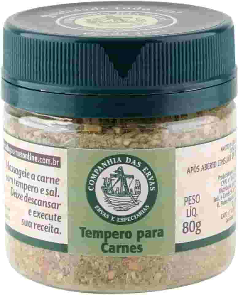 Companhia das Ervas Tempero Para Carnes Companhia Das Ervas Pote Pet 80G