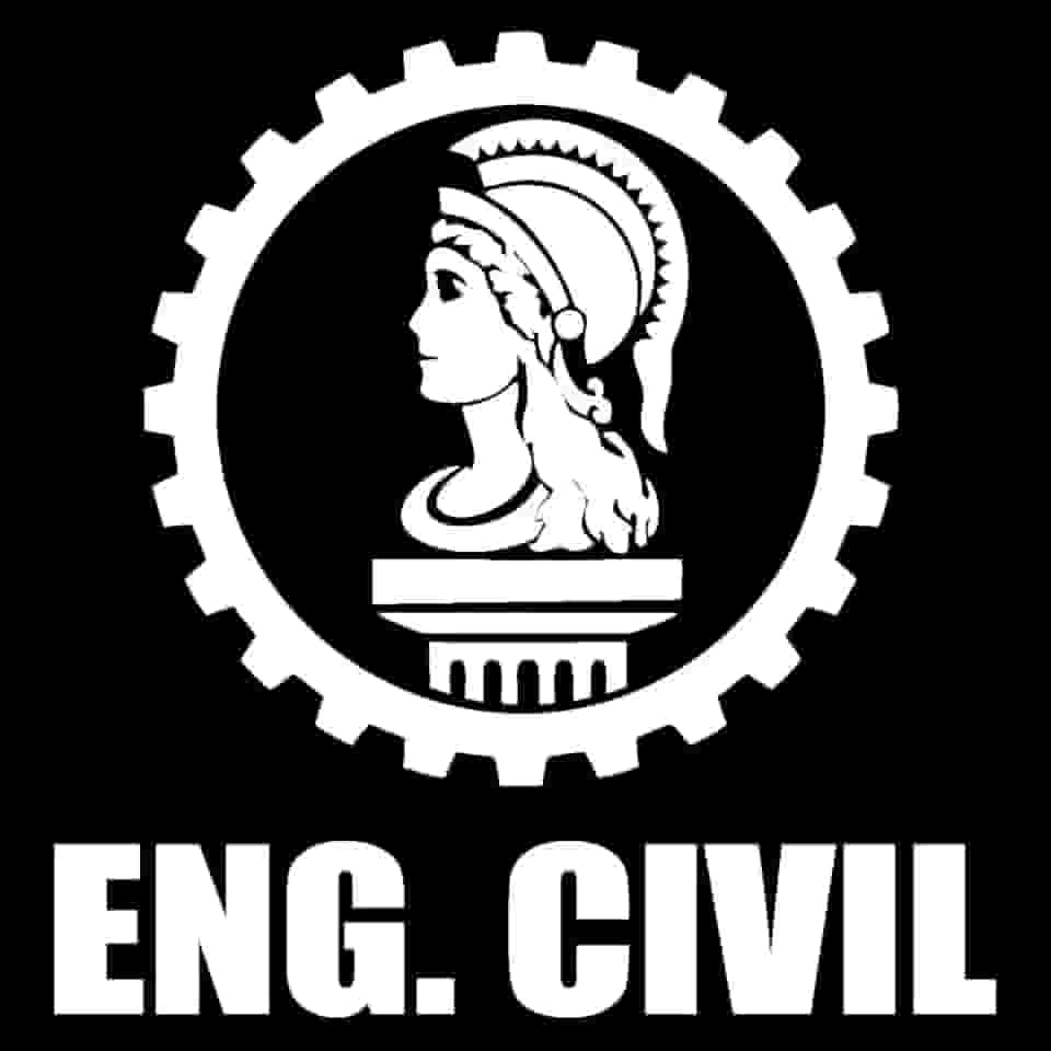 Adesivo Profissão Engenharia Civil para Estudantes Engenheiro Ideal para notebook carro portas Parede vários tamanhos (BRANCO, 33,4x35cm)