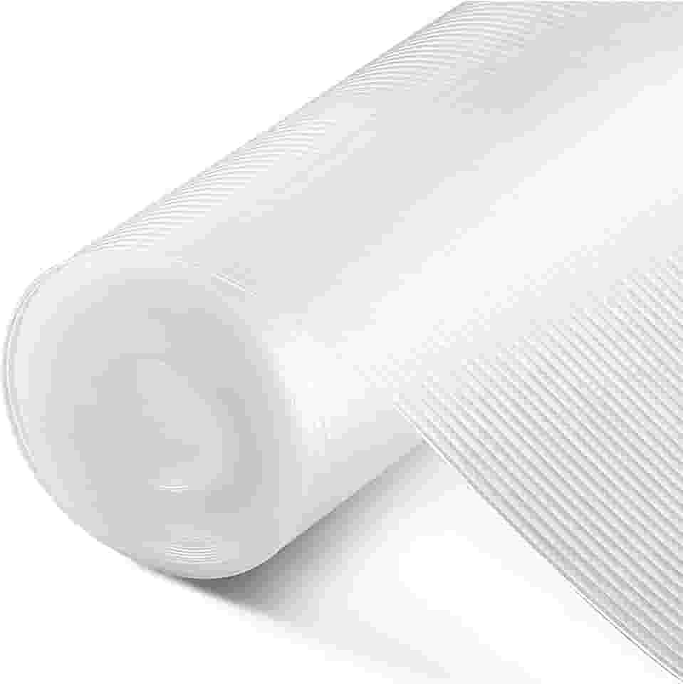 Forro de Gavetas e Armários Antiderrapante EVA Lines 45x120cm Rolo 1,20m Transparente