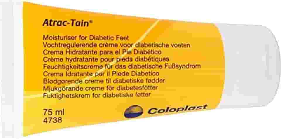Atrac-Tain Creme para Pés Diabéticos 75ml - Coloplast