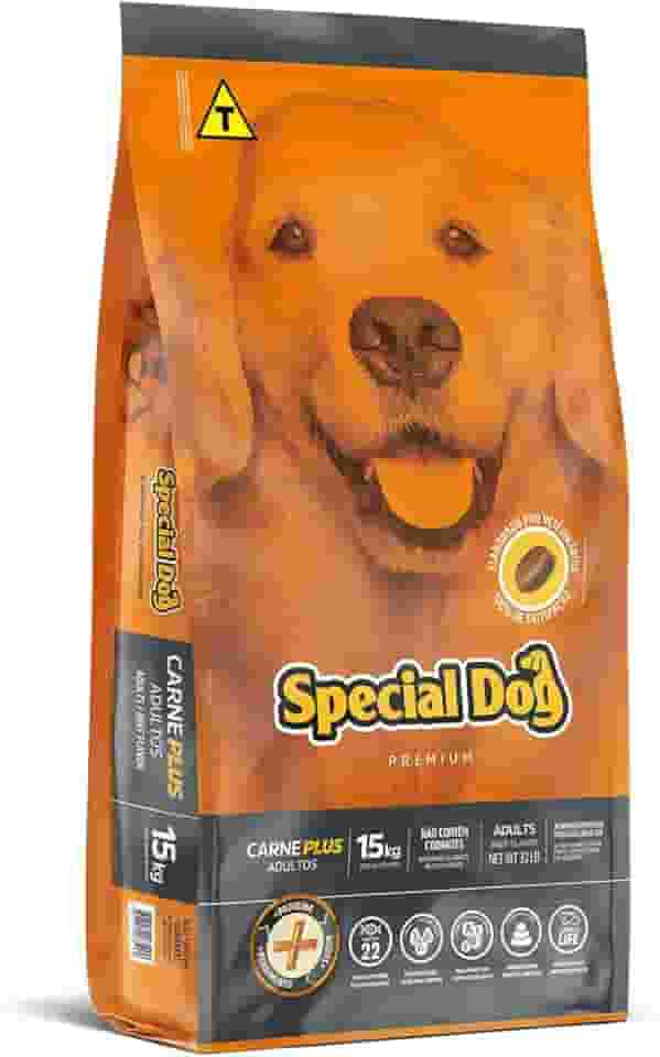 Ração Special Dog Premium Carne Plus Adultos 15Kg