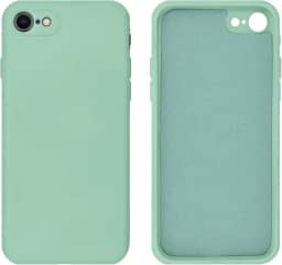 Capinha Compativel com iPhone 7, 8, SE 2ª e 3ª Geração Silicone Aveludado com Proteção de Câmera