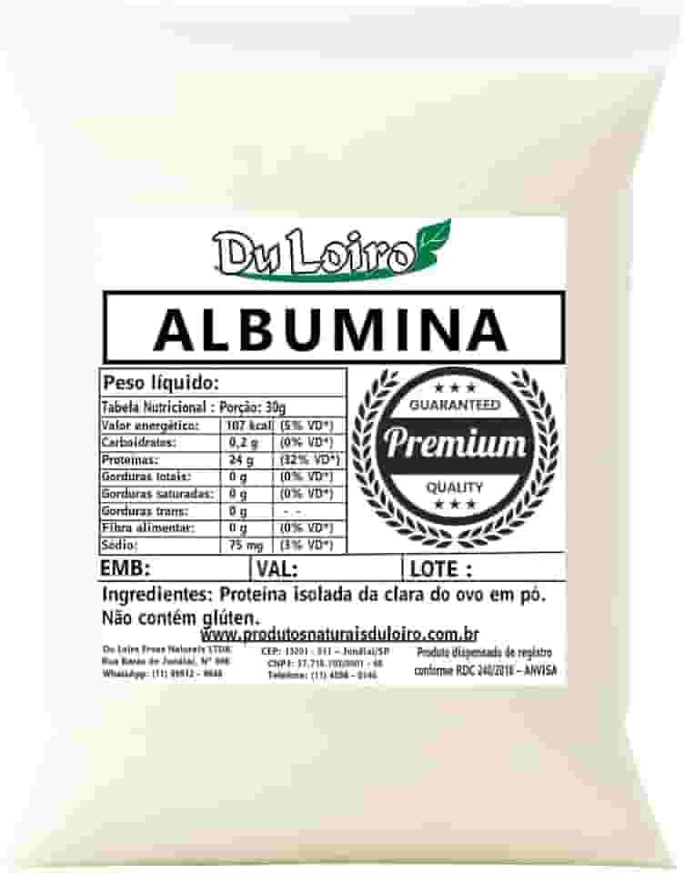 Albumina - 80% Proteína - Suplemento Natural 1kg