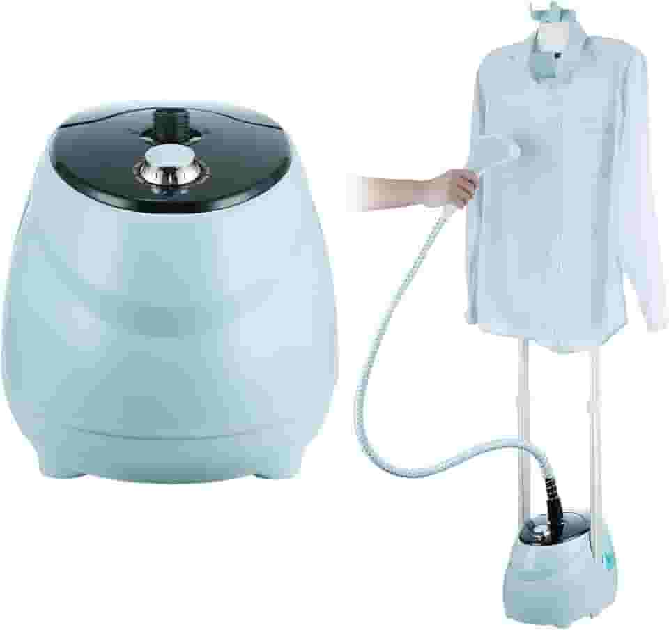 Passadeira a Vapor Vertical Profissional 1800W com 10 Modos, Tanque Transparente 1.8L - Steamer para Roupas, Vaporizador de Roupas 220V, Desamassador de Roupa Eficiente para Todos Tecidos