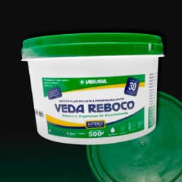 Veda Reboco 500g Nanotecnológico | Aditivo Impermeabilizante Para Reboco E Alvenaria | Melhora Aderência, Reduz Rachaduras E Garante Proteção Contra Umidade Em Paredes Internas E Externas