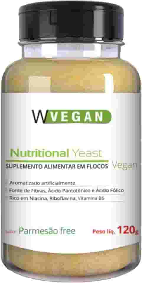 W Vegan Nutritional Yeast Flocos Sabor Parmesão Free 120G