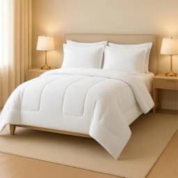 Edredom Casal Queen Aconchego Dupla Face 2,4 X 2,1 Metros Casa Dona (Bege)