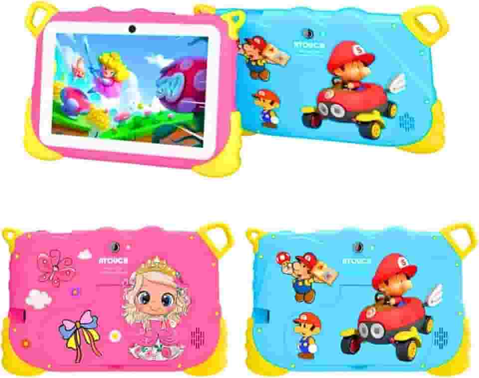 Tablet Infantil Kids Mario Smart 7” Diversão Aprendizado E Tecnologia Em Um Só Toque Dê Ao Seu Filho Uma Experiência Completa De Aprendizado E Entretenimento Digital(Cor AzuL)