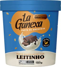 LA GANEXA Pasta De Amendoim Sabor Leitinho 0 450G
