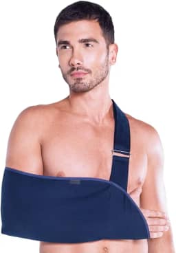 Kestal Tipoia Ortopédica Simples suporte braço ombro punho Azul, Bilateral, G