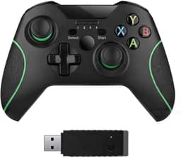 B17 Controles sem fio para Xbox One, gamepad sem fio para PC com adaptador sem fio de 2,4 GHz, compatível com Xbox One / One S / One X / P3 Host / Windows 7/8/10