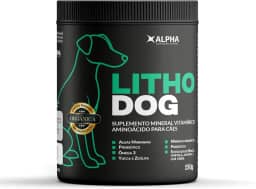 Suplemento Mineral e Vitamínico para Cães | Algas Marinhas, Ômega 3, Minerais Orgânicos, Pré e Probióticos | Evita Queda de Pelos | 150g