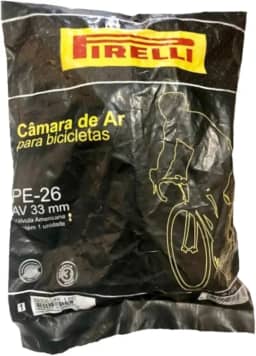 Câmara Aro 26 Com Válvula Bico Grosso Pirelli