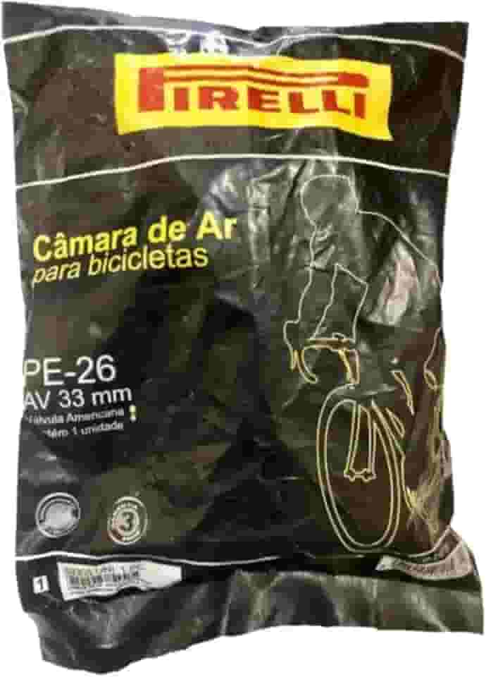 Câmara Aro 26 Com Válvula Bico Grosso Pirelli