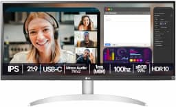 Monitor LG UltraWide™ - Tela IPS de 29', 21:9, USB-C, 7Wx2 MaxxAudio®, sRGB 99%, 100Hz - 29WQ600B