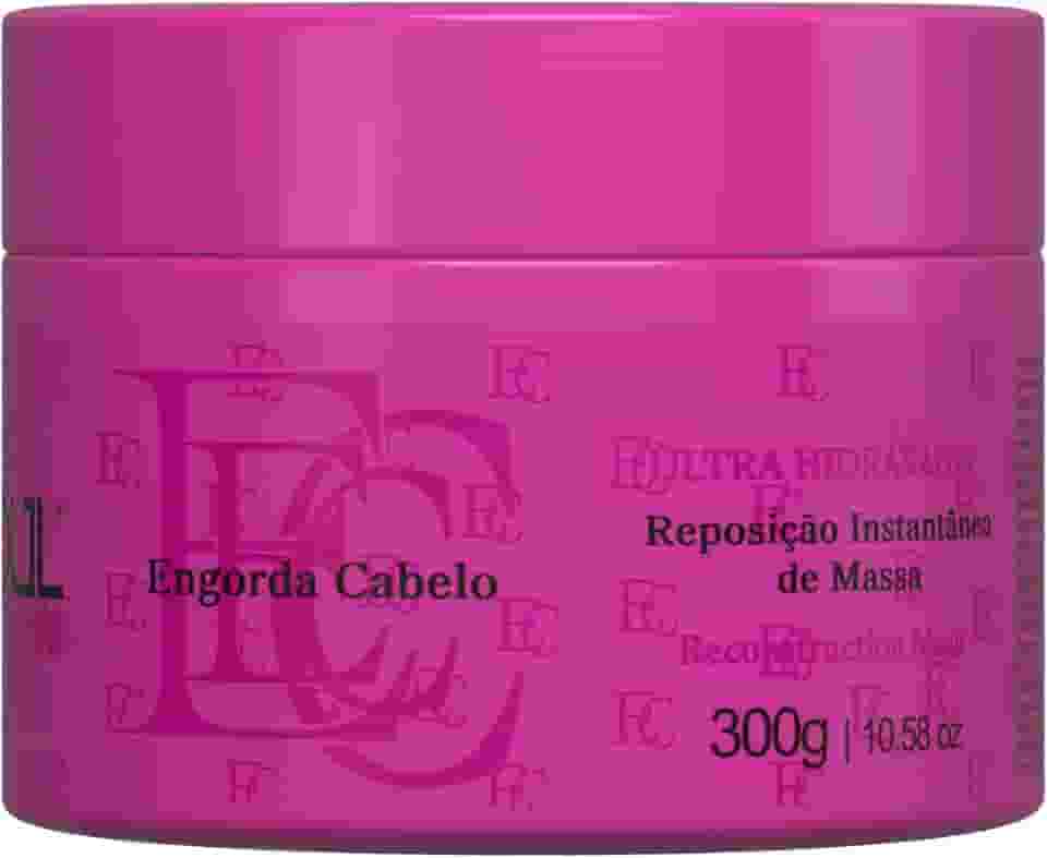Máscara de Reconstrução Capilar Profissional Engorda Cabelo – Cauterização e Queratina SOS Soul Care (300g)