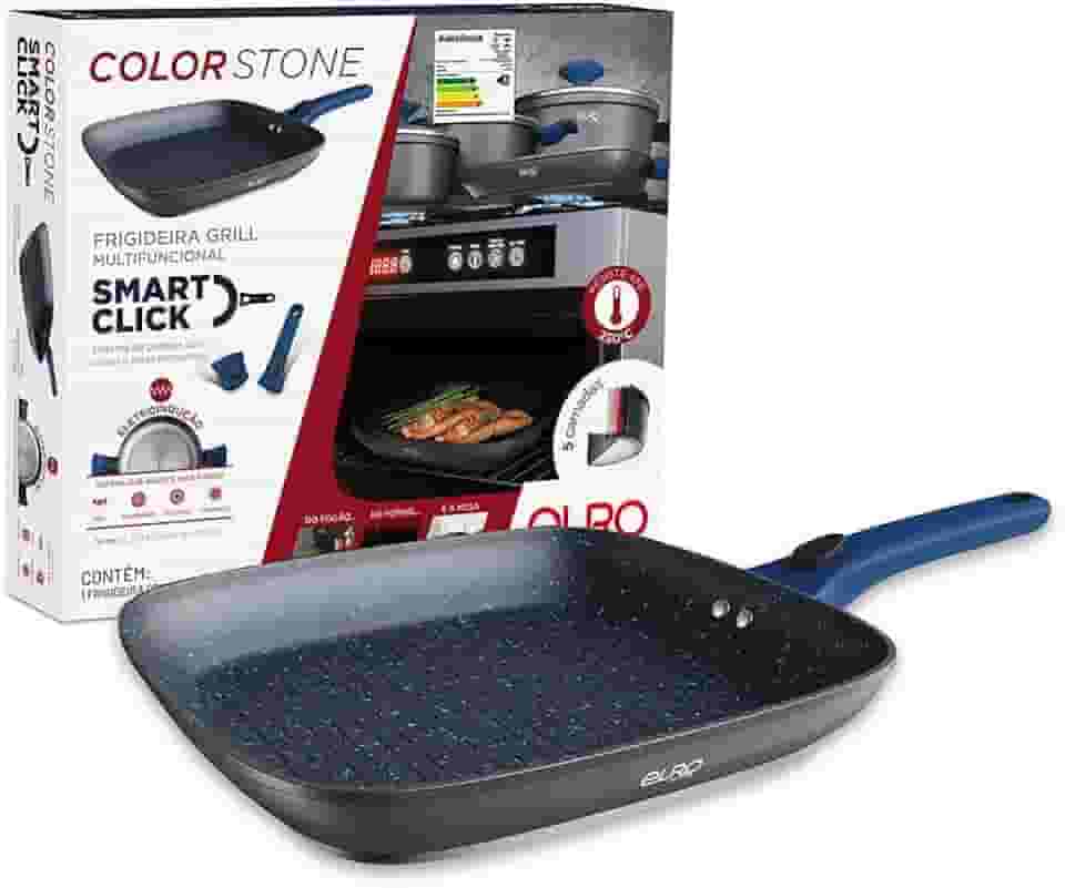 Euro Home Frigideira grill Multifuncional SMARTCLICK 26cm - 2L Antiaderente