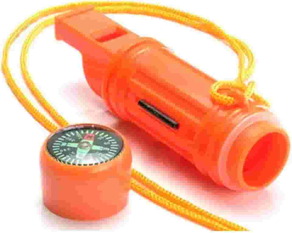 Apitos de emergência com cordão segurança apito sobrevivência shrill alto explosão para Kayak Life colete jaqueta barco pesca barco acampamento caminhadas caça resgate crianças salva-vidas plástico