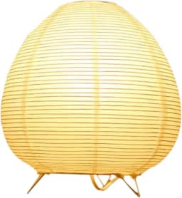 Luminária Japonesa de Papel de Arroz, Elegante, Portátil, Pequena, para Cabeceira Ou Quarto.