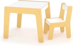 Conjunto Mesa + Cadeira Infantil Montessori - Junges