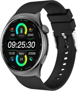 Relogio Smartwatch Feminino 1.43“ Tela HD AMOLED Touch, IP68 à Prova d‘Água, Bateria de 10-15 Dias, Monitoramento Esportivo, Chamadas Bluetooth, Notificações, Smartwatch(preto)