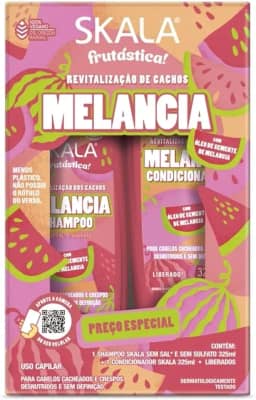 SKALA KIT SHAMPOO 325 ML + CONDICIONADOR 325ML MELANCIA