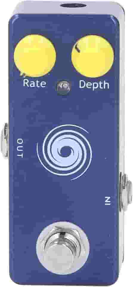 Multi Efeitos Guitar Pedal Profissional Grade Alumínio Liga Pedal de Efeitos de Guitarra Elétrica com Modulação Chorus para Live Performance Studio Recording DC 9V 12mA