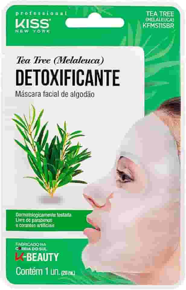Kiss NY Professional Máscara Facial de Bambu - Tea Tree (Melaleuca), Kiss New York Professional